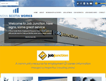 Tablet Screenshot of jobjunction.ca